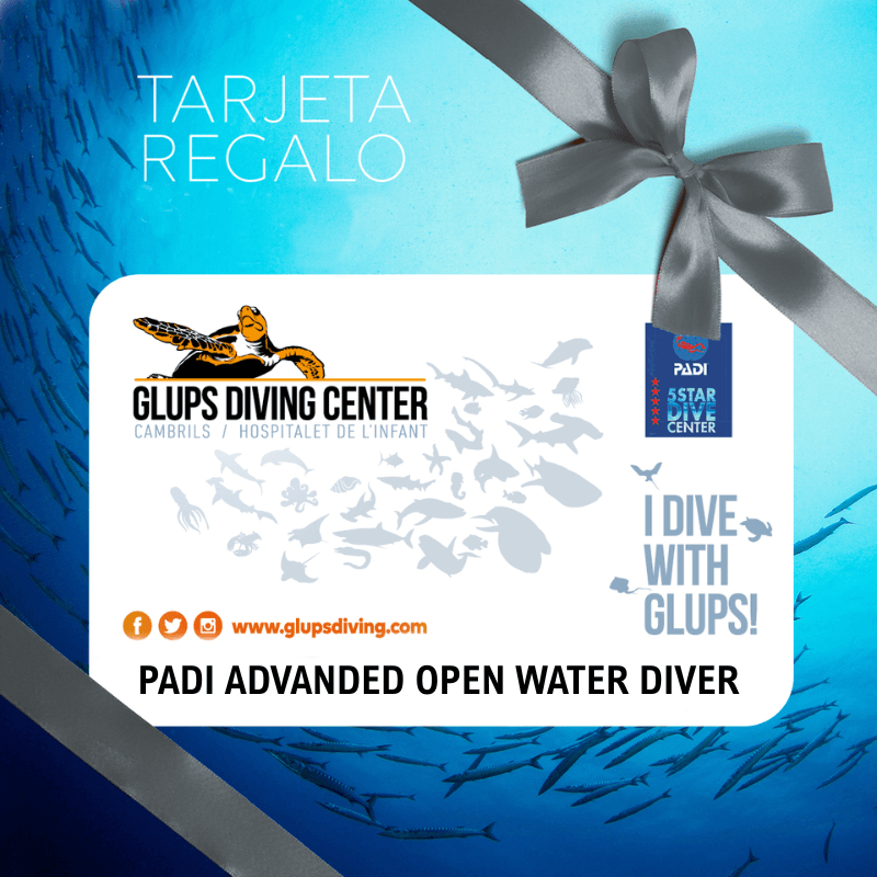 BONO REGALO PADI ADVANCED OPEN WATER DIVER